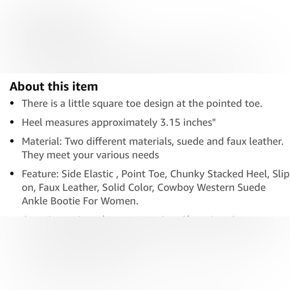 Point toe slip on ankle boots - Picture 10 of 10